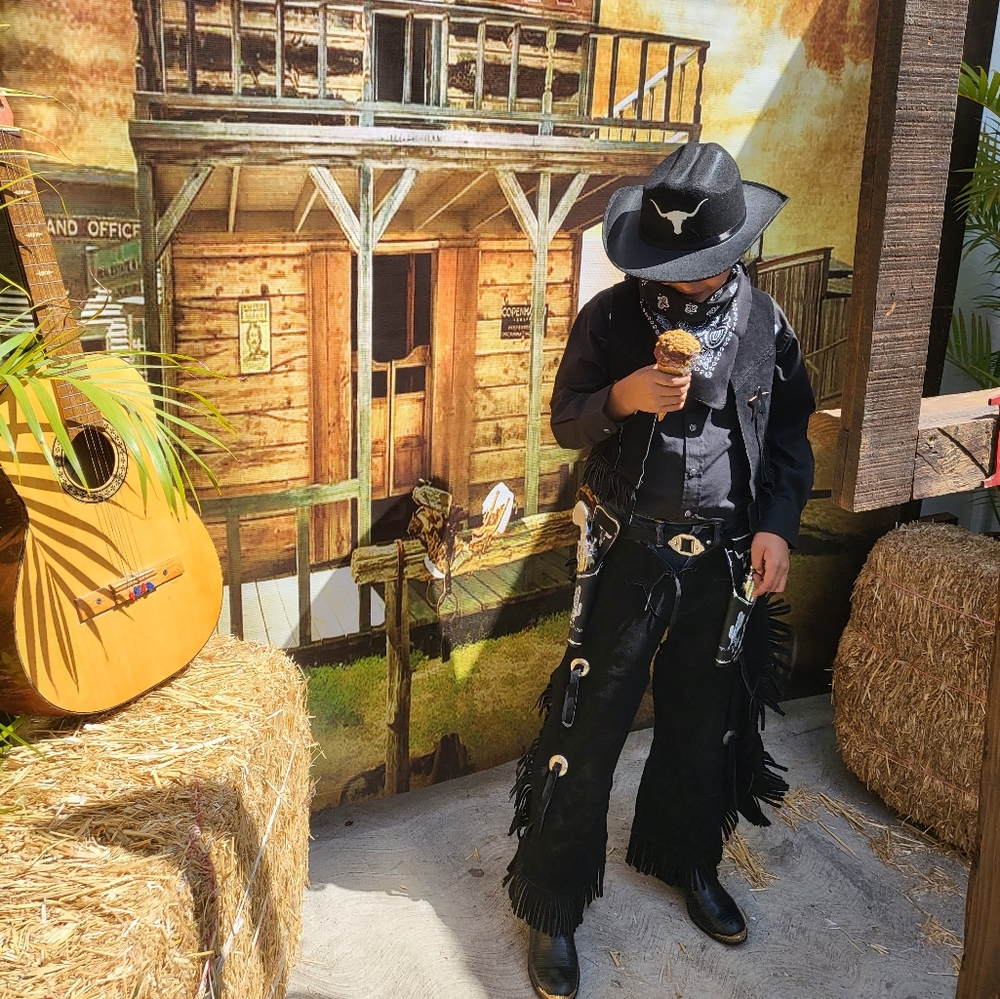 Cowboy Costume Vest And Chaps